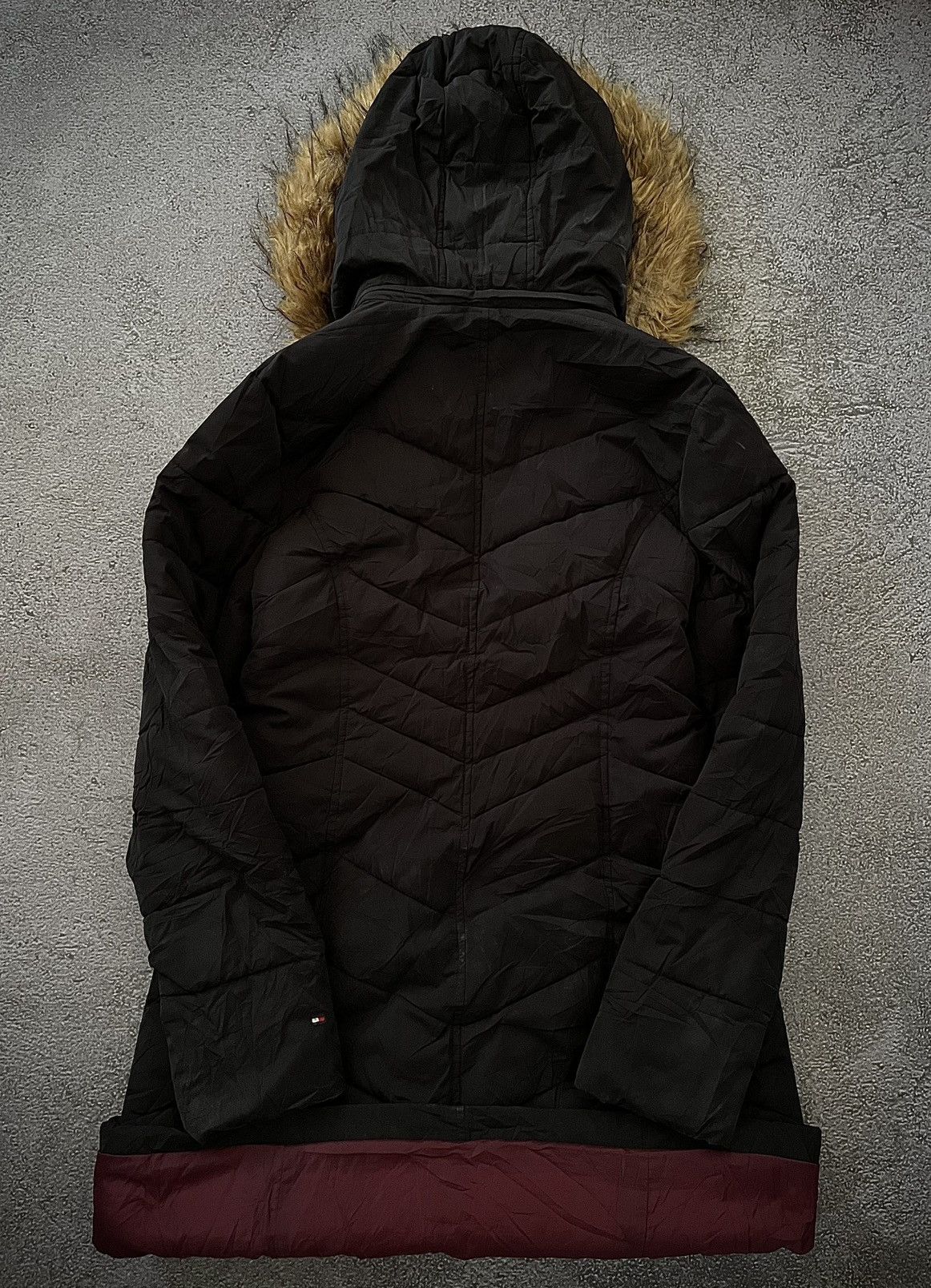 Tommy Hilfiger Vintage Tommy Hilfiger Puffer Coat Fur Jacket Size M / US 6-8 / IT 42-44 - 3 Thumbnail
