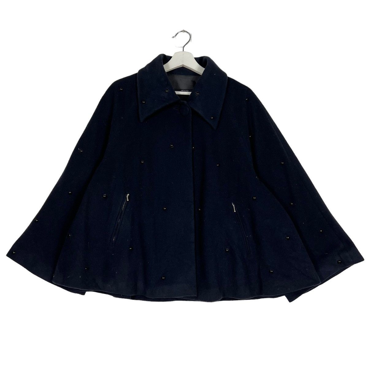 Other 🔥 DIRADA WOOL PONCHOS COAT MADE IN ITALY Size L / US 10 / IT 46 - 2 Thumbnail