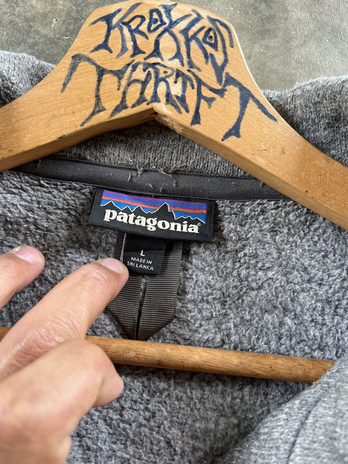 Patagonia × Vintage 🔥Vintage Patagonia Double Breasted Jacket Size US L / EU 52-54 / 3 - 3 Thumbnail