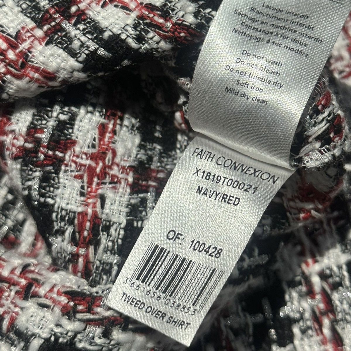 Faith Connexion Oversized tweed flannel Size US M / EU 48-50 / 2 - 4 Thumbnail
