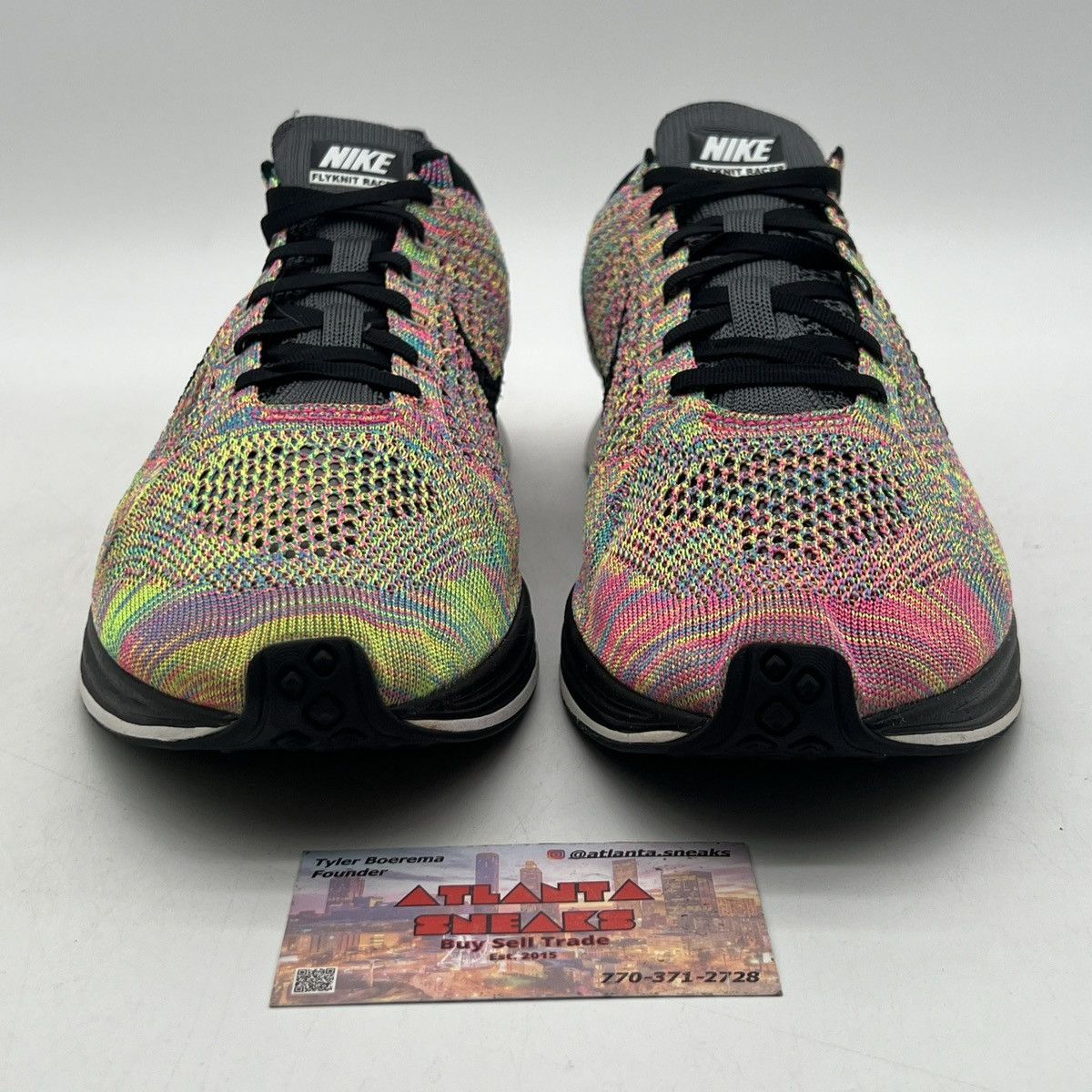 Nike Flynit racer multicolor Size US 13 / EU 46 - 2 Thumbnail