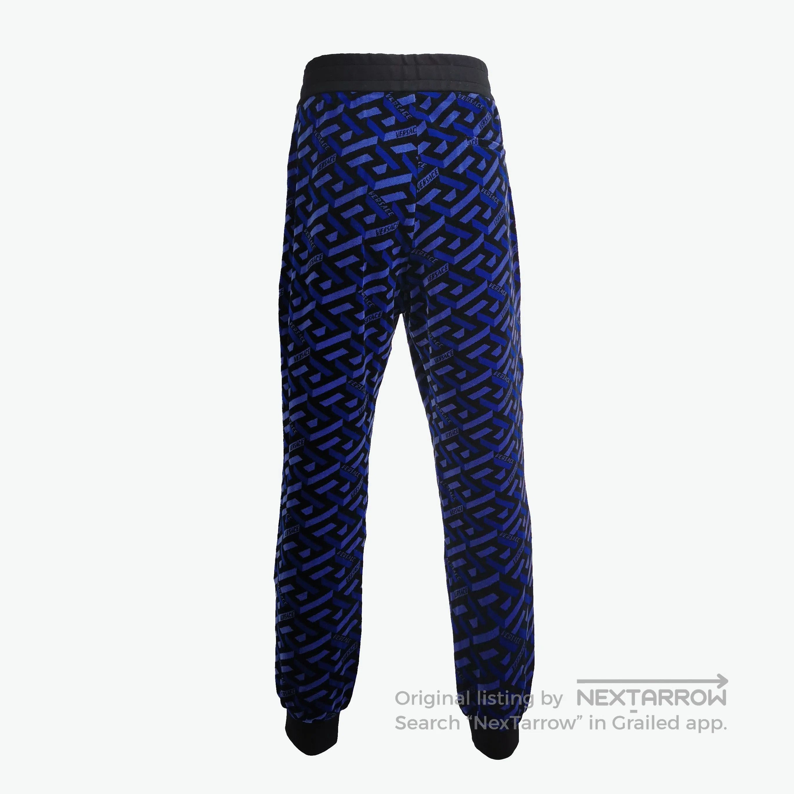 Versace Versace XL Cotton Color-Block Pattern Pants. Size US 34 / EU 50 - 3 Thumbnail