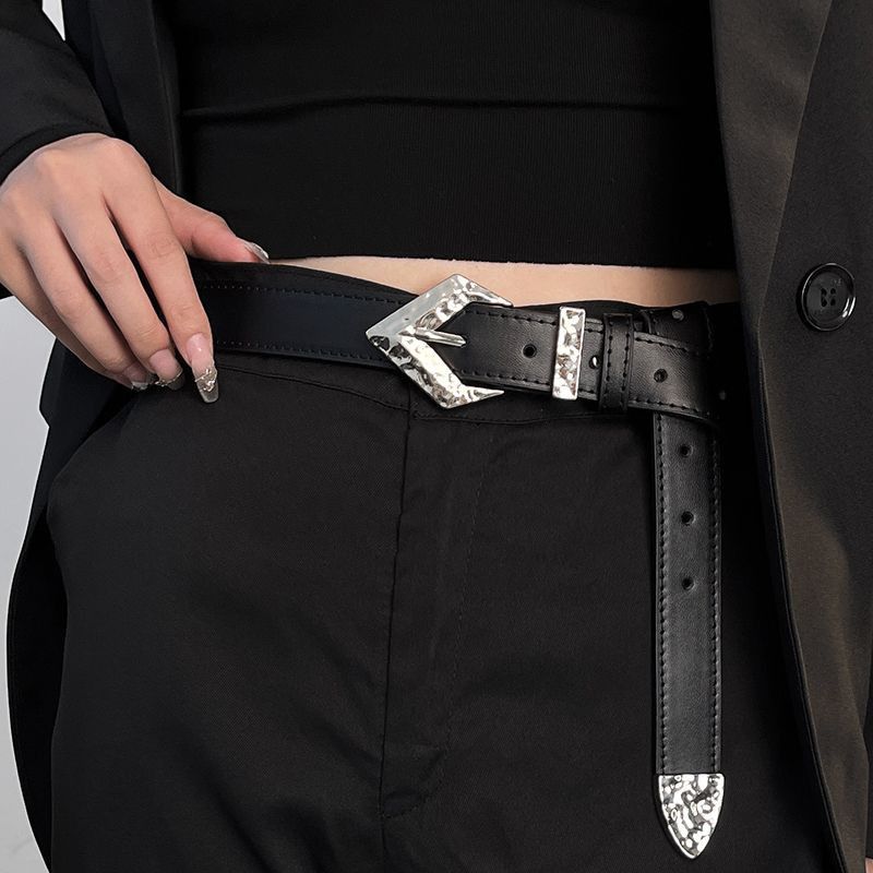 Designer Future Vintage Belt Riveted Belts Menswear Accessories Size ONE SIZE - 3 Thumbnail