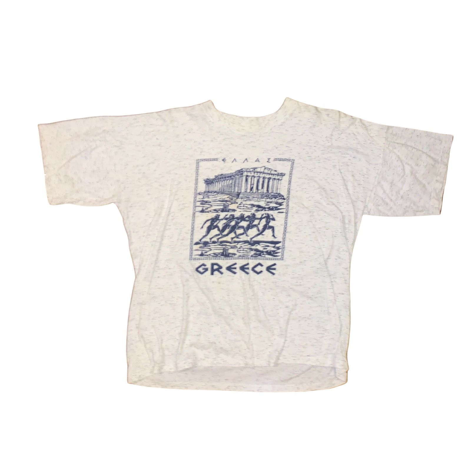 Vintage Vintage 90s Greece Parthenon Marathon Graphic T-Shirt Gray L Size US L / EU 52-54 / 3 - 2 Thumbnail