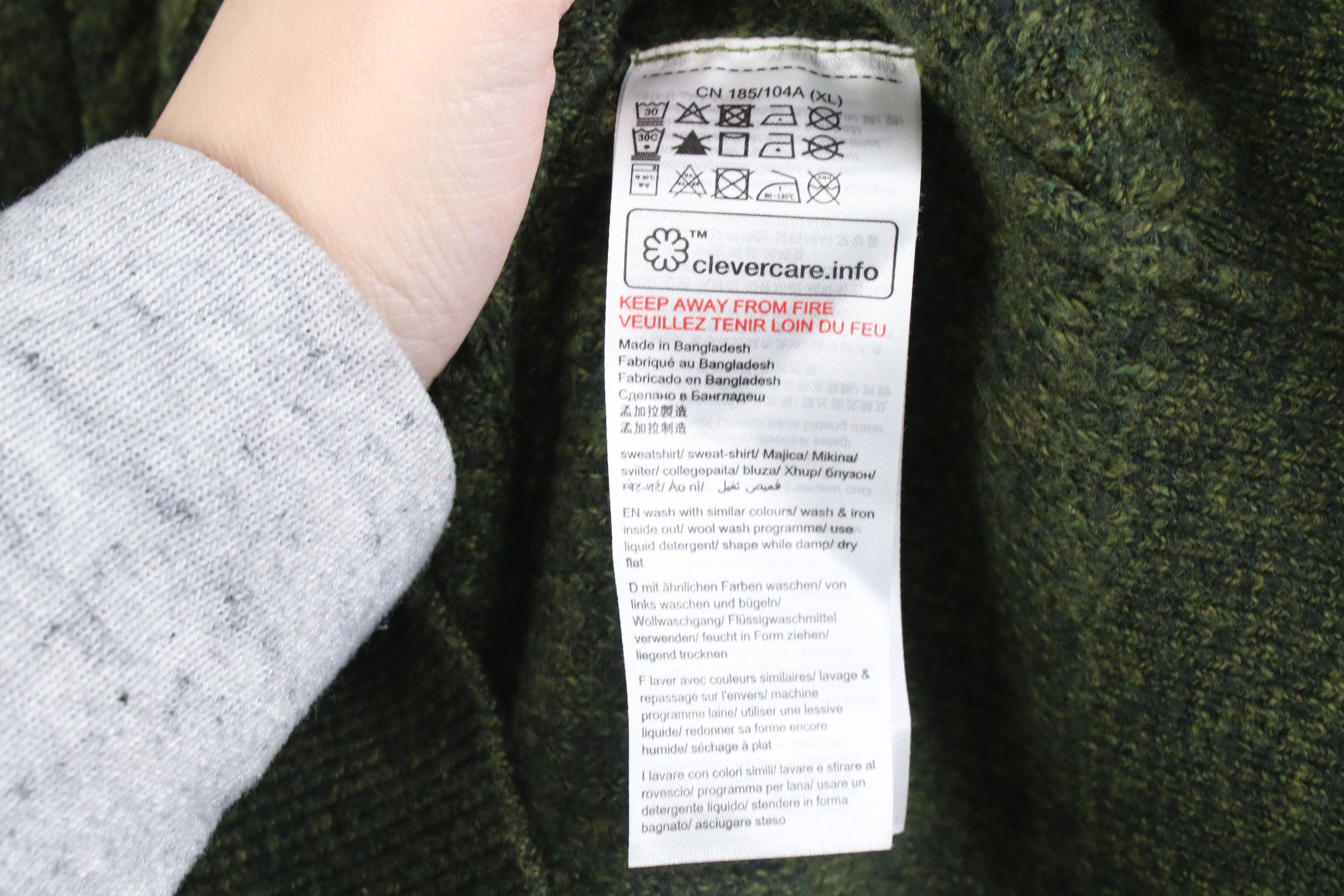 Esprit Vintage Y2K Esprit Blend Ribbed Cable Knit Sweater Green Size US XL / EU 56 / 4 - 7 Thumbnail