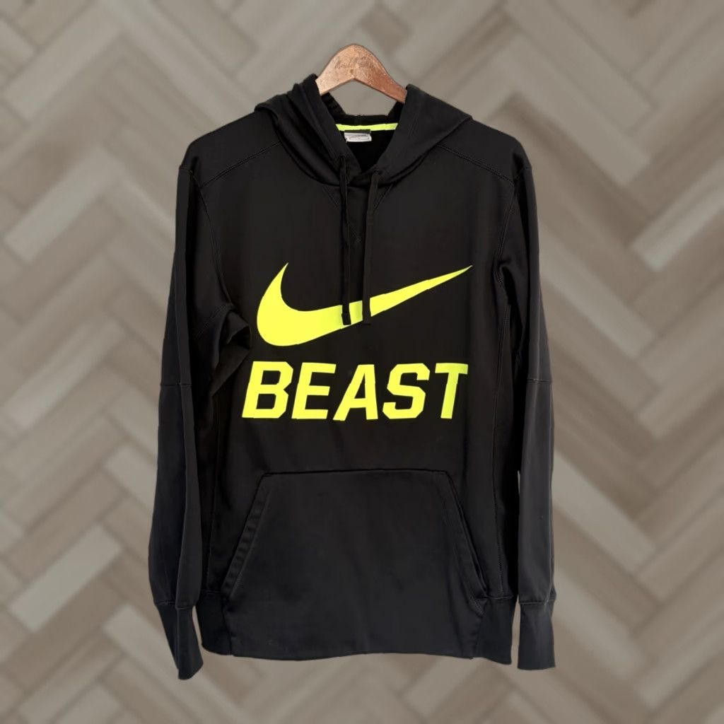 Nike Nike Beast Hoodie Therma Fit Pullover Mens Black Center Swoosh sz Medium Size US M / EU 48-50 / 2 - 1 Thumbnail