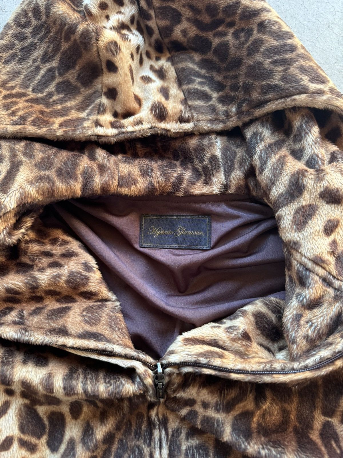 Hysteric Glamour Hysteric glamour leopard print zip up | Grailed