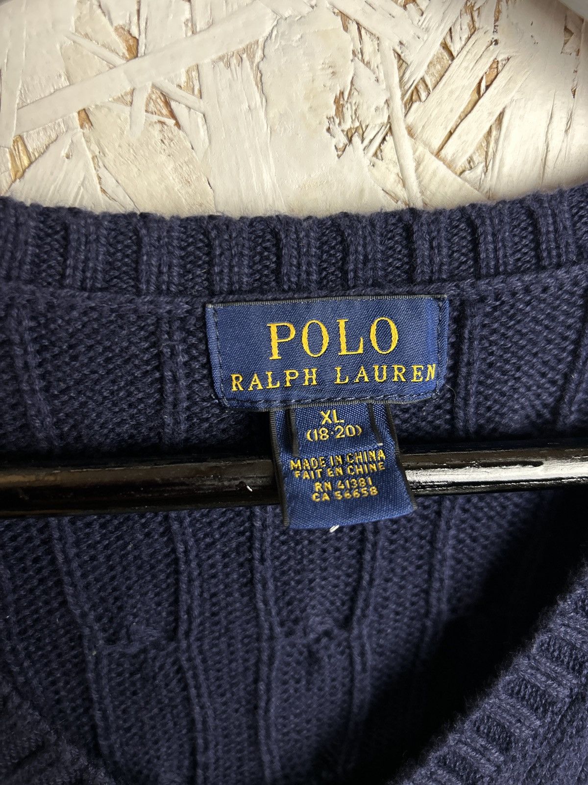 Polo Ralph Lauren Polo By Ralph Lauren Cable Knit V Neck Vest Sweater Size US S / EU 44-46 / 1 - 6 Thumbnail