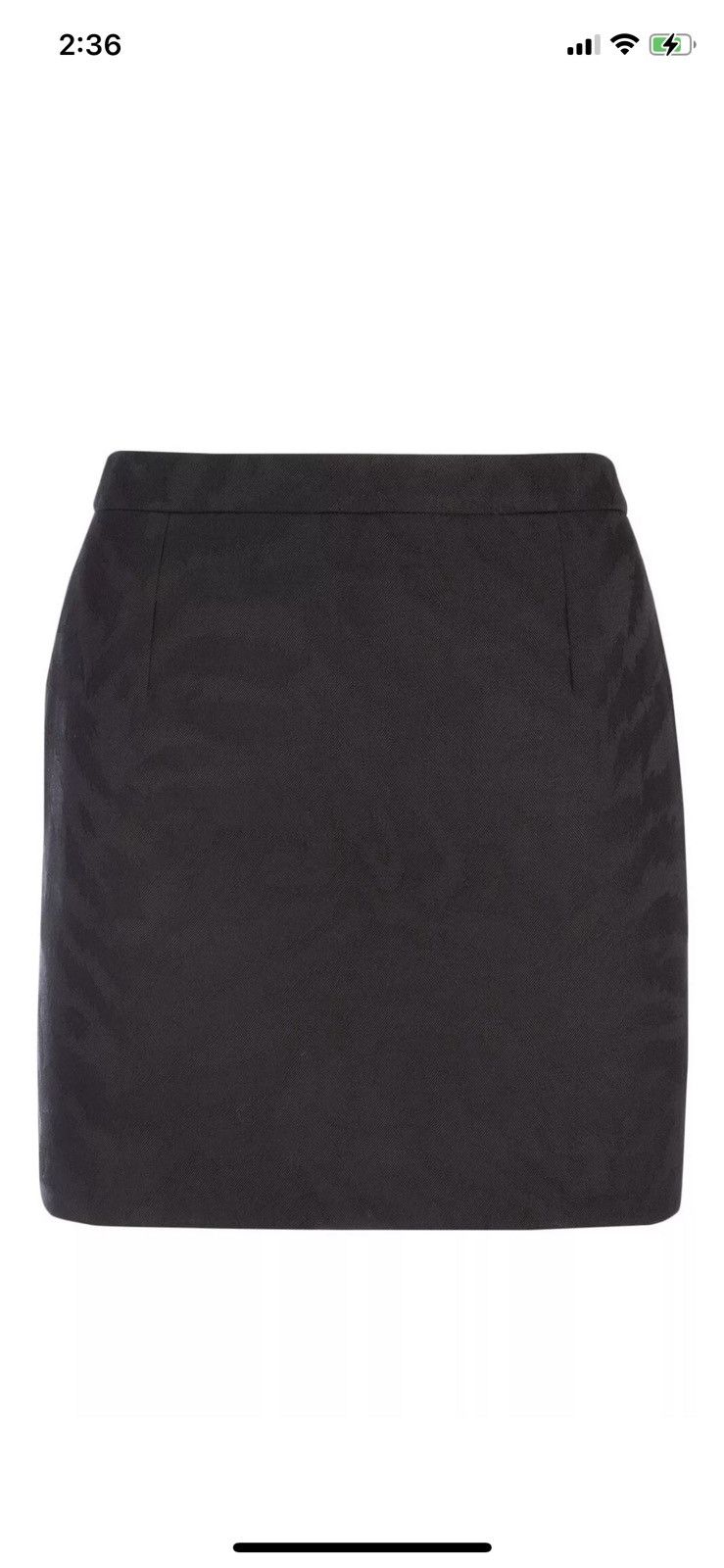 Saint Laurent Paris Saint Laurent wool miniskirt size F40 black Size 28" / US 6 / IT 42 - 5 Thumbnail