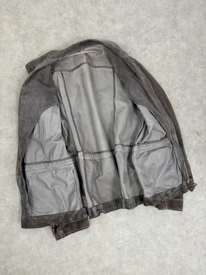 Giorgio Brato 2000s Giorgio Brato Grey Suede Multi-Pocket Leather Jacket Size US M / EU 48-50 / 2 - 7 Thumbnail