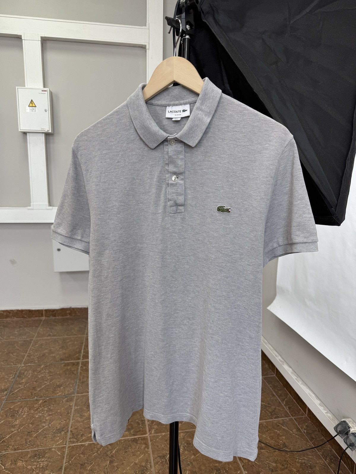 Lacoste 🇫🇷 Lacoste Slim Fit Polo T-Shirt Made in France Retro Rare Size US L / EU 52-54 / 3 - 1 Thumbnail
