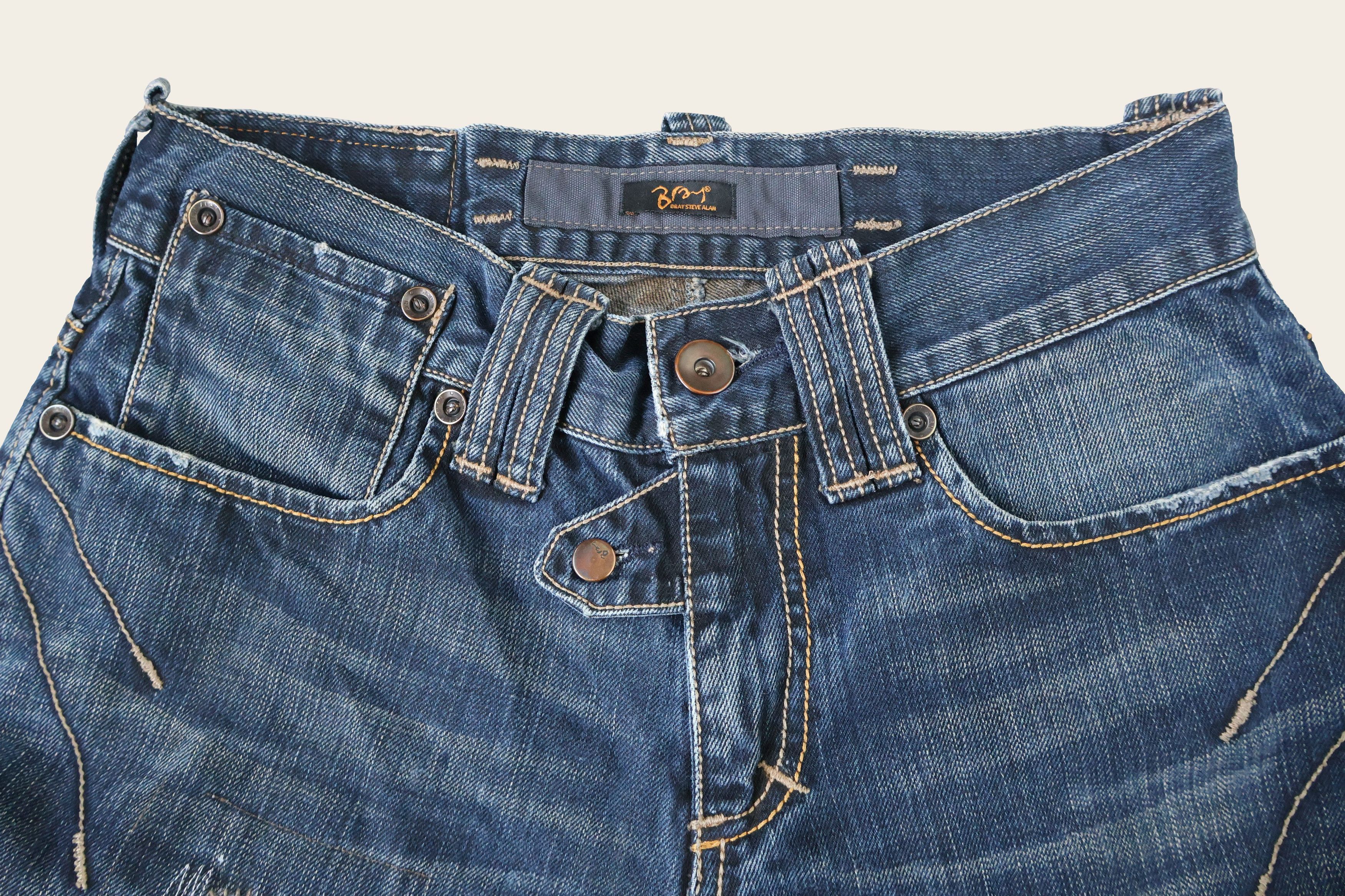 Bray Steve Alan Bray Steve Alan Y2K Jeans Size 30" / US 8 / IT 44 - 3 Thumbnail