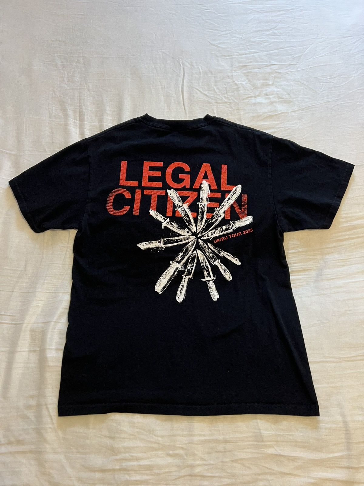 21 Savage × Rap Tees RARE 21 Savage European Tour Shirt Size US M / EU 48-50 / 2 - 2 Thumbnail