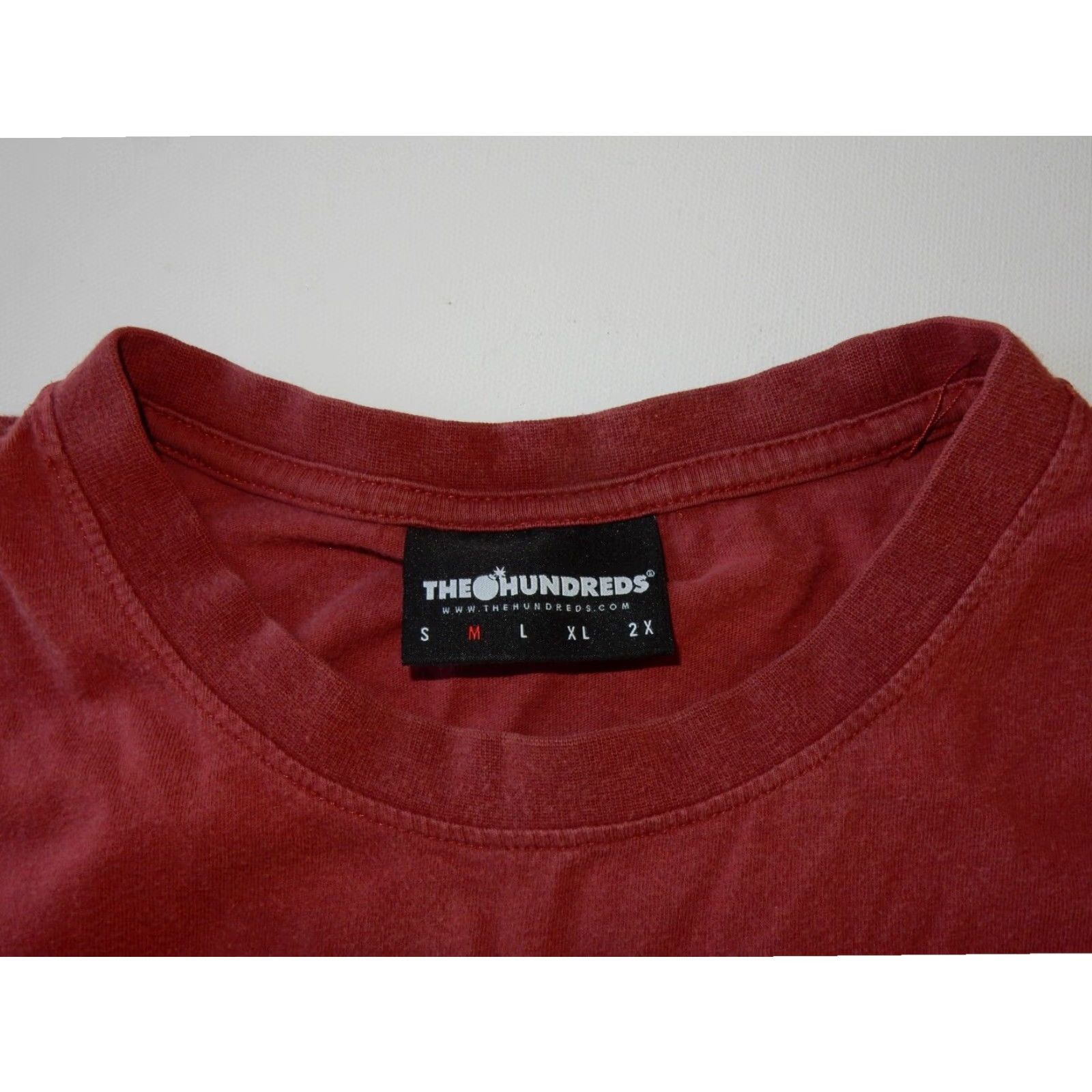 The Hundreds The Hundreds Adam Bomb T Shirt Red Men's Medium Size US M / EU 48-50 / 2 - 2 Thumbnail