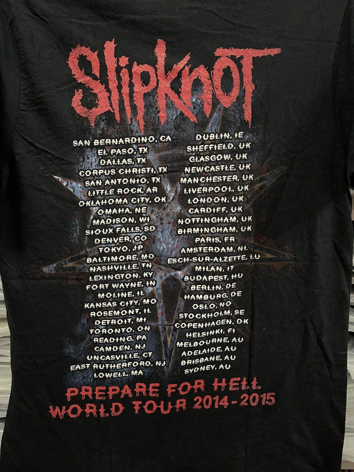 Band Tees Slipknot Tour Tees🔥🔥🔥 Size US M / EU 48-50 / 2 - 5 Thumbnail
