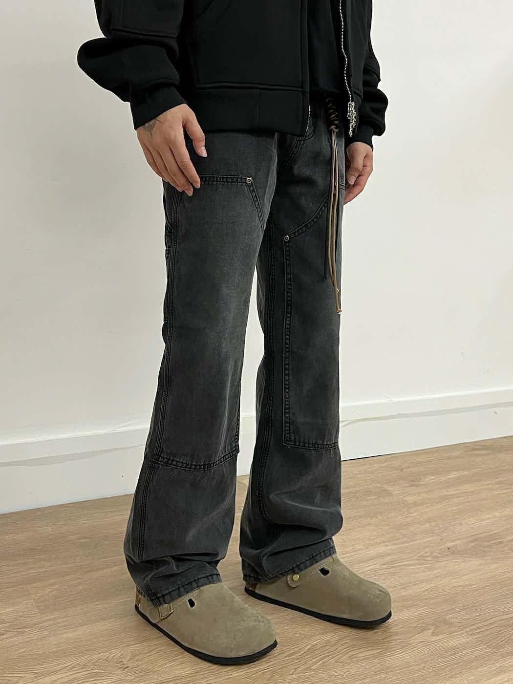utility workwear skate hiphop cargo jeans
