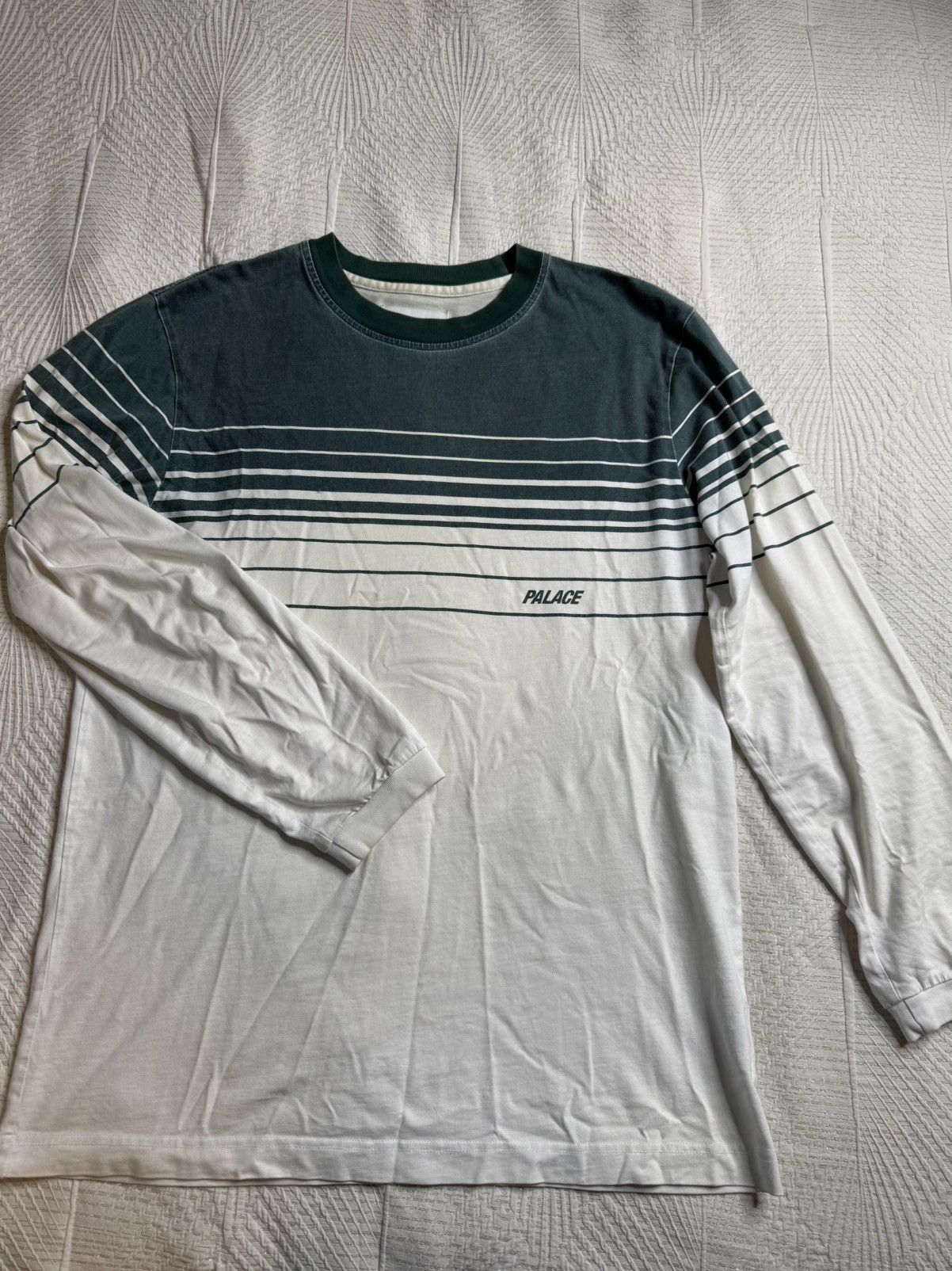 Palace PALACE Liner “Green” Long Sleeve T-Shirt Size US XL / EU 56 / 4 - 1 Thumbnail