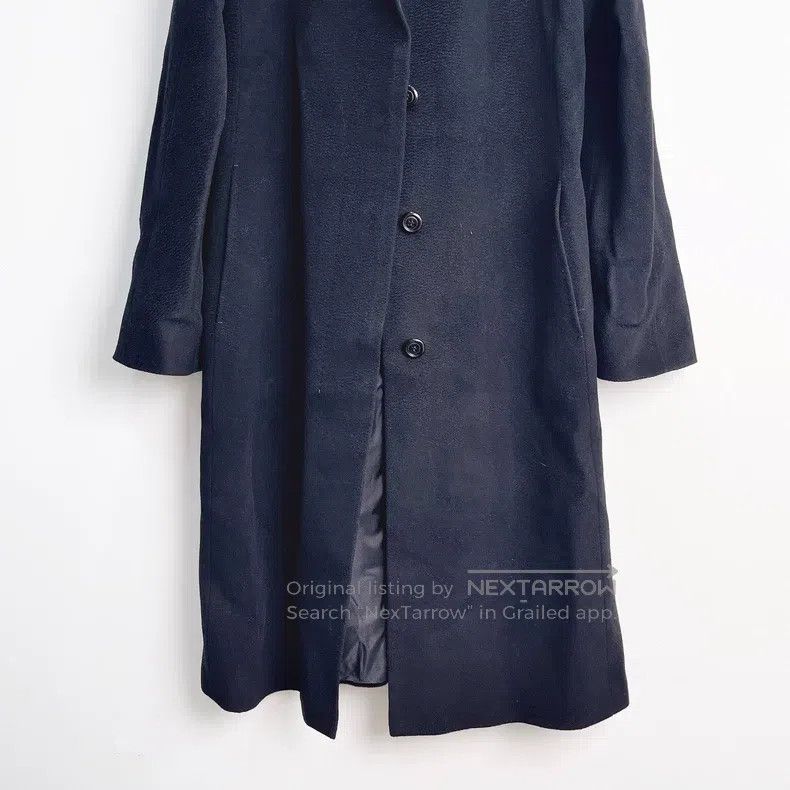 Max Mara Max Mara Black Lapel Long Wool Coat Size M / US 6-8 / IT 42-44 - 4 Thumbnail