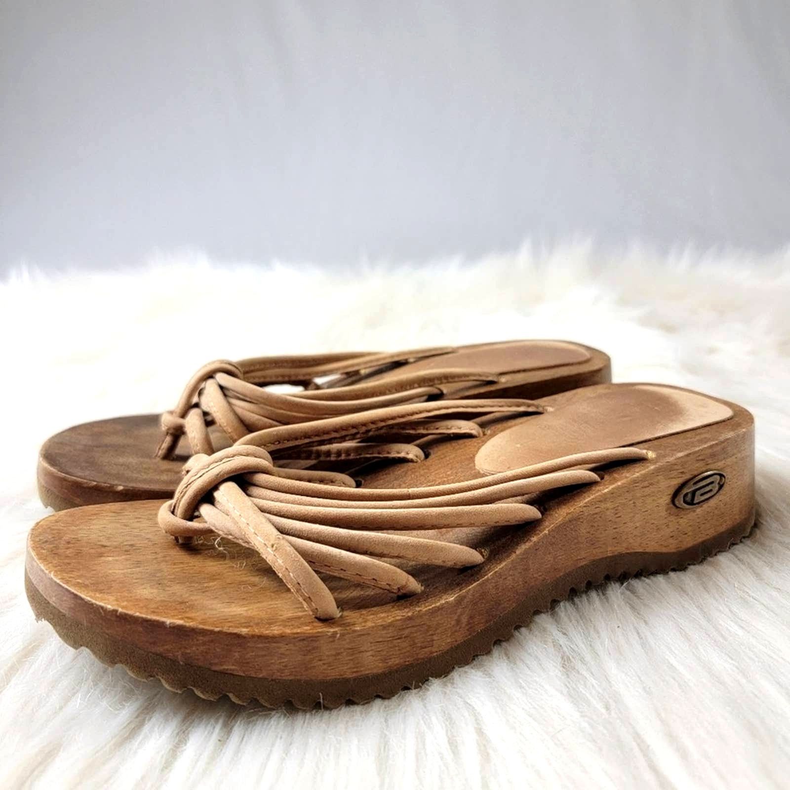 Vintage Vintage 90s BONGO Chunky Platform Sandals - 6 Size US 6 / IT 36 - 1 Thumbnail