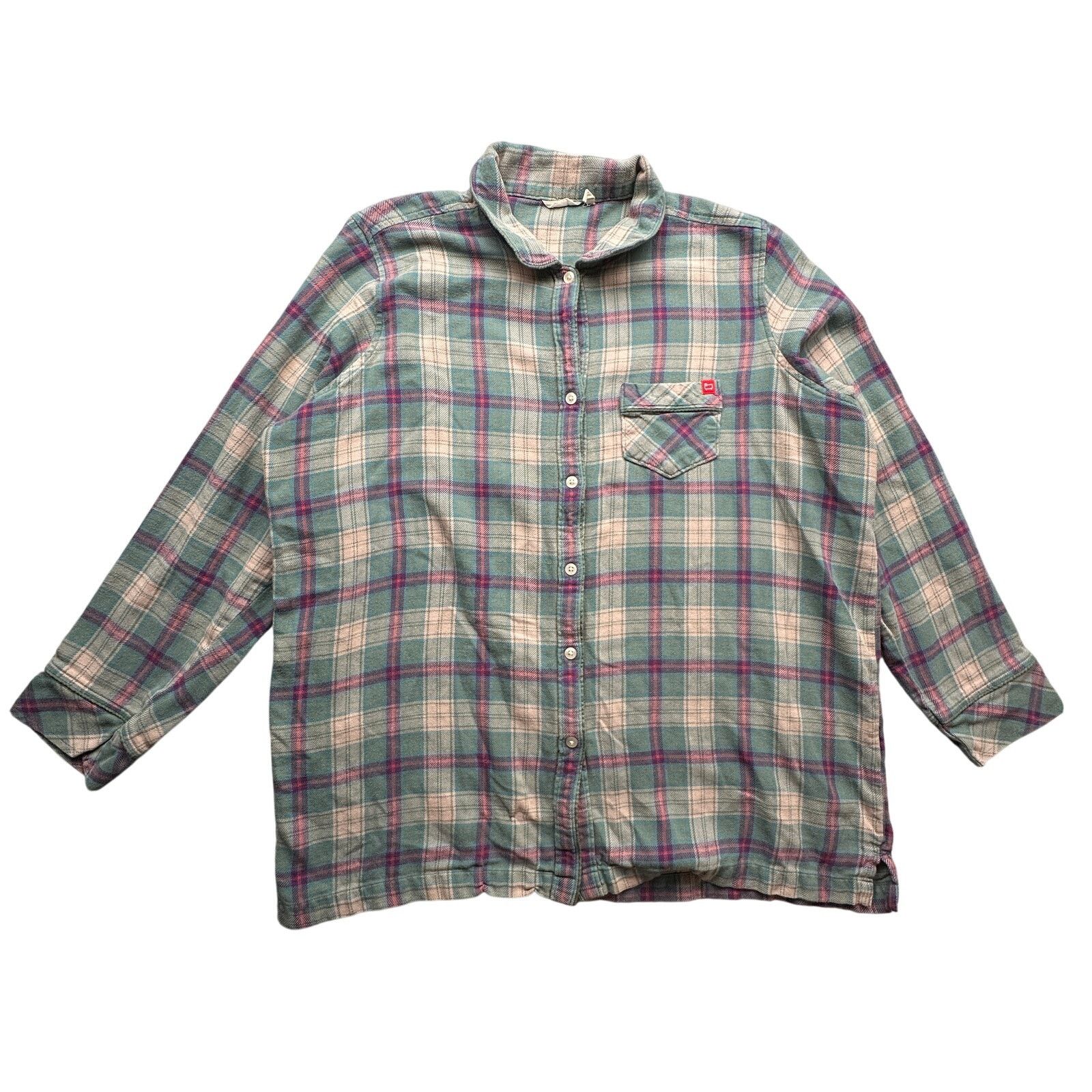 Woolrich Woolen Mills Woolrich Flannel Long Sleeve Button Up Shirt Womens XL Size XL / US 12-14 / IT 48-50 - 1 Thumbnail