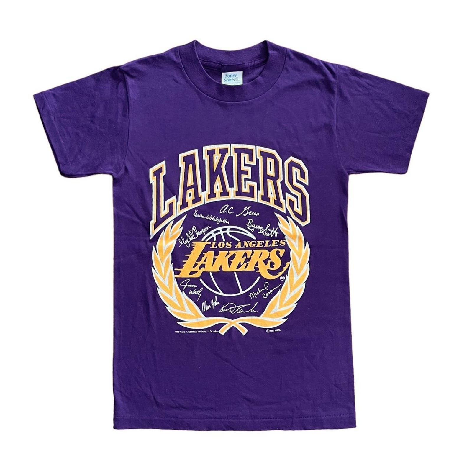 Vintage ‘87 Los Angeles Lakers NBA licensed tshirt Size XL