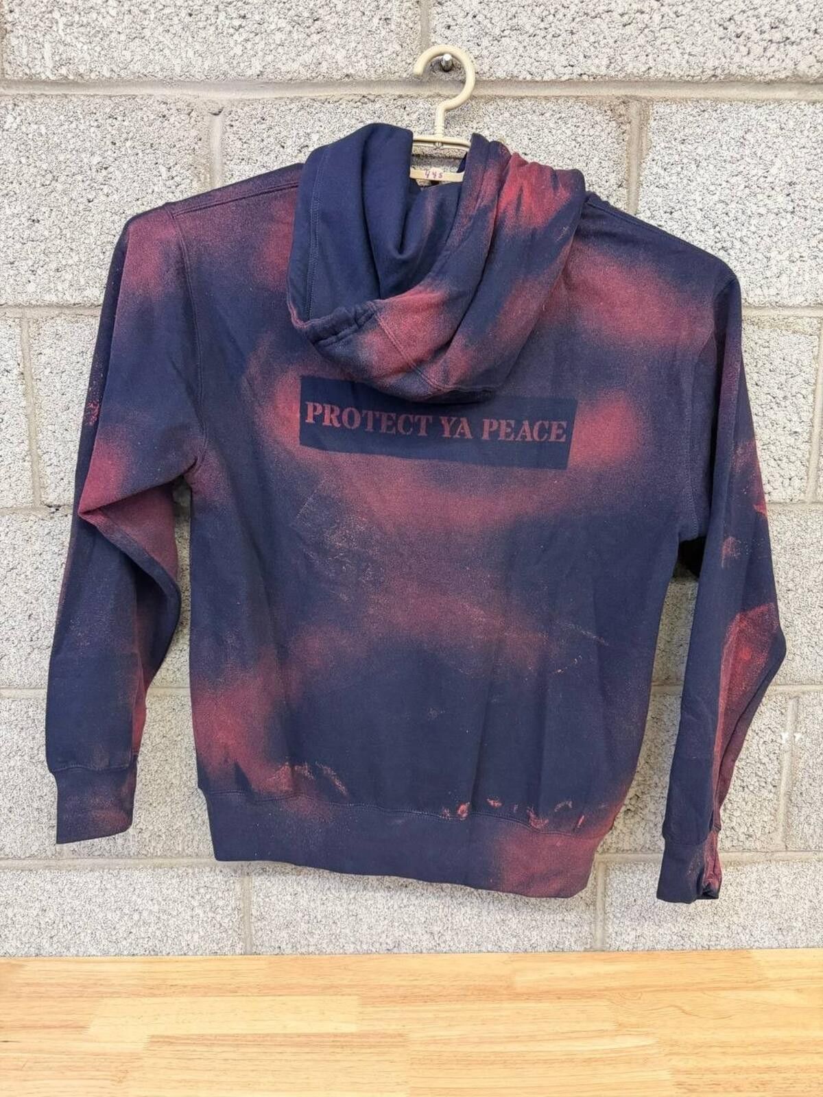 Other God Is Good Protect Ya Peace Hoodie M Black Streetwear Size US M / EU 48-50 / 2 - 2 Thumbnail
