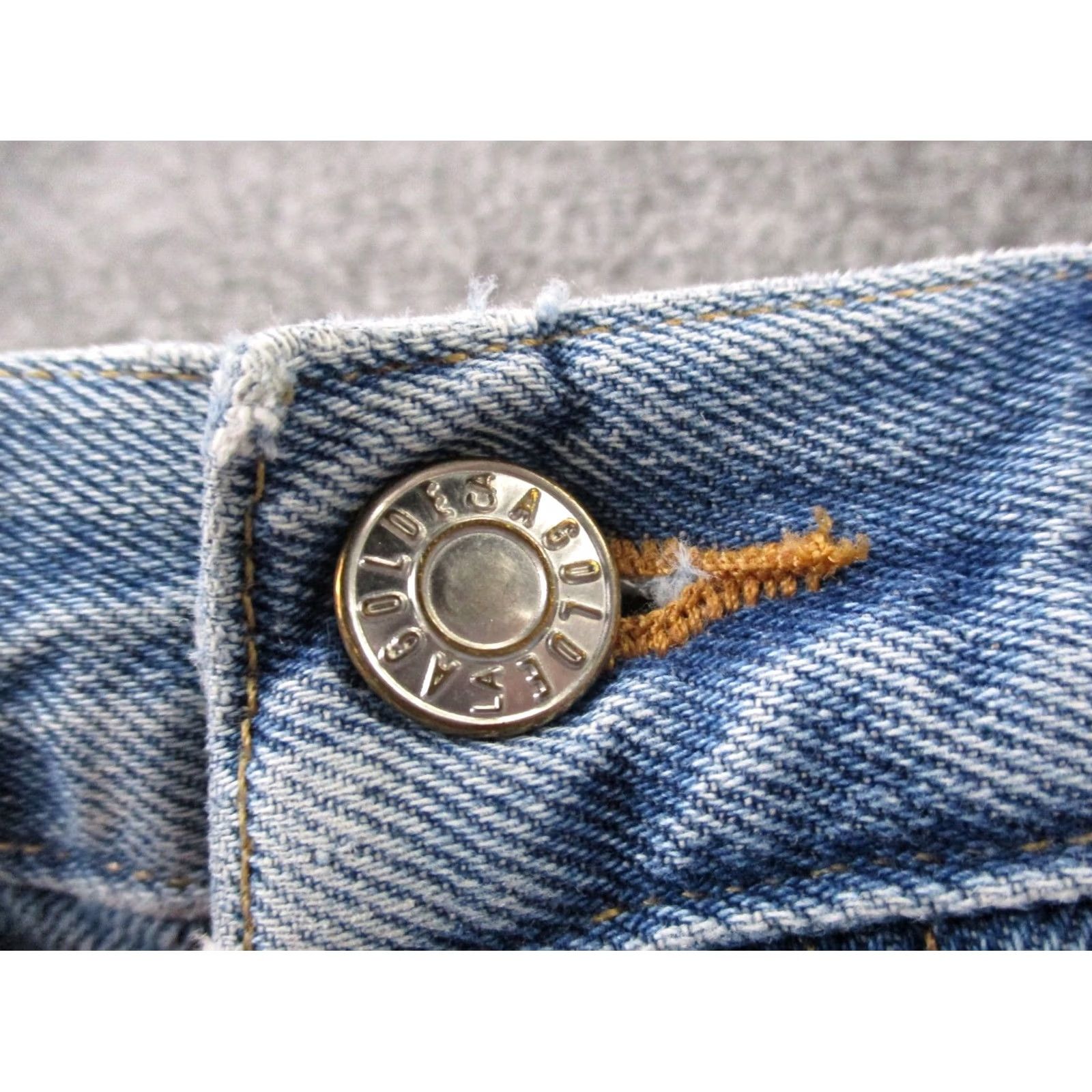 Agolde AGOLDE Jeans Womens 26 Mid Rise Straight Loose Fit Distressed Denim Blue 28in Inseam Regular Stretch Pants Womens Jeans Size 28" / US 6 / IT 42 - 7 Thumbnail