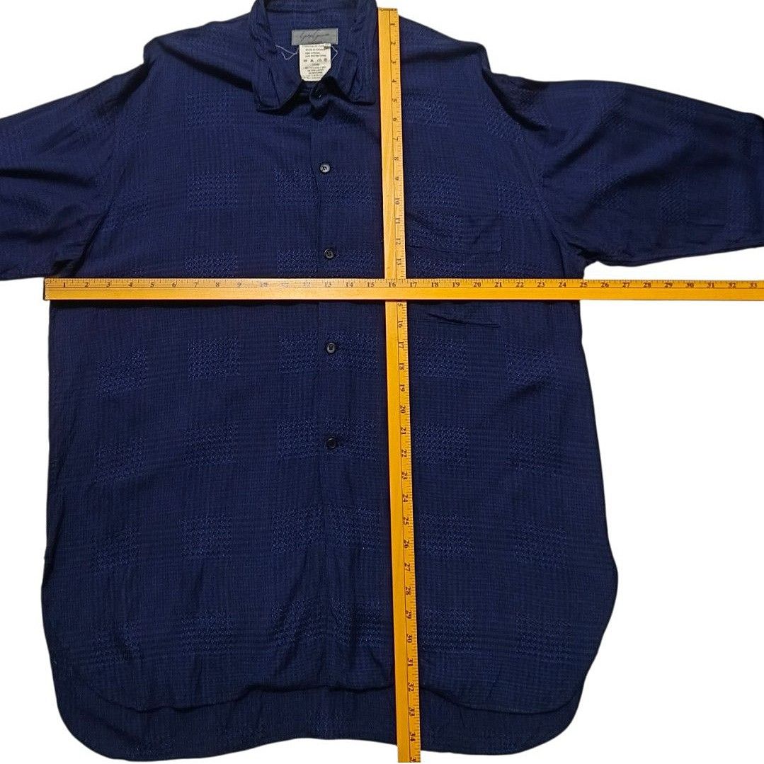 Yohji Yamamoto Vintage 90s Yohji Yamamoto Pour Homme Viscose Rayon Shirt Size US M / EU 48-50 / 2 - 4 Thumbnail
