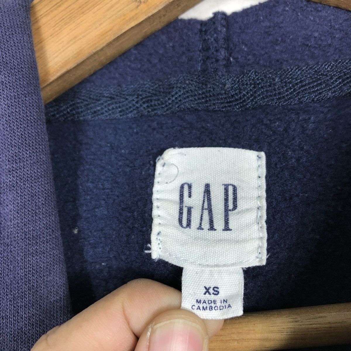 Japanese Brand 🔥VINTAGE HOODIE PULL OVER GAP BIG LOGO SPELL OUT Size US XS / EU 42 / 0 - 18 Thumbnail