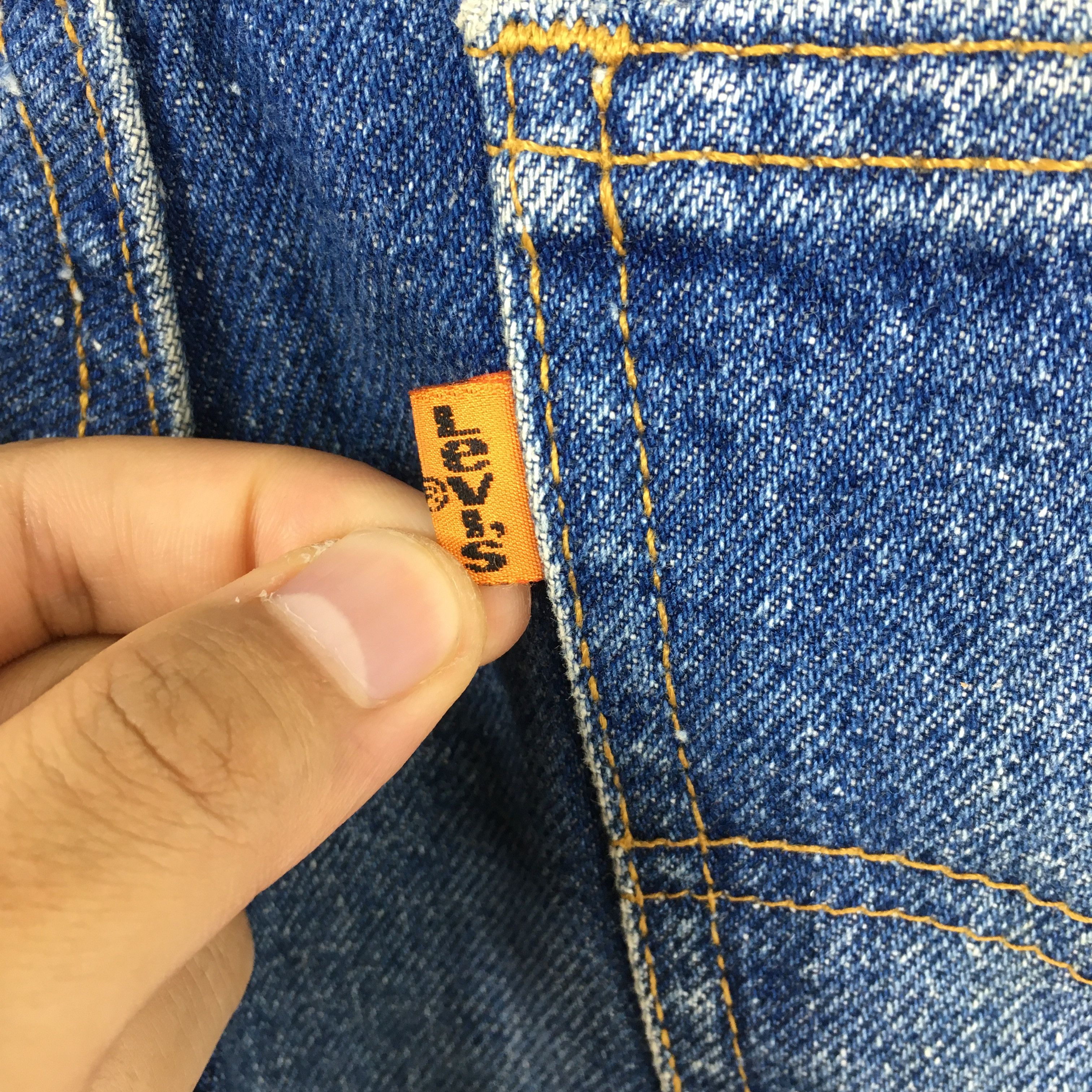 Levi's Size 29x31 Vintage 90s Levi's 517 Flared Painted Jeans S627 Size US 29 - 14 Thumbnail