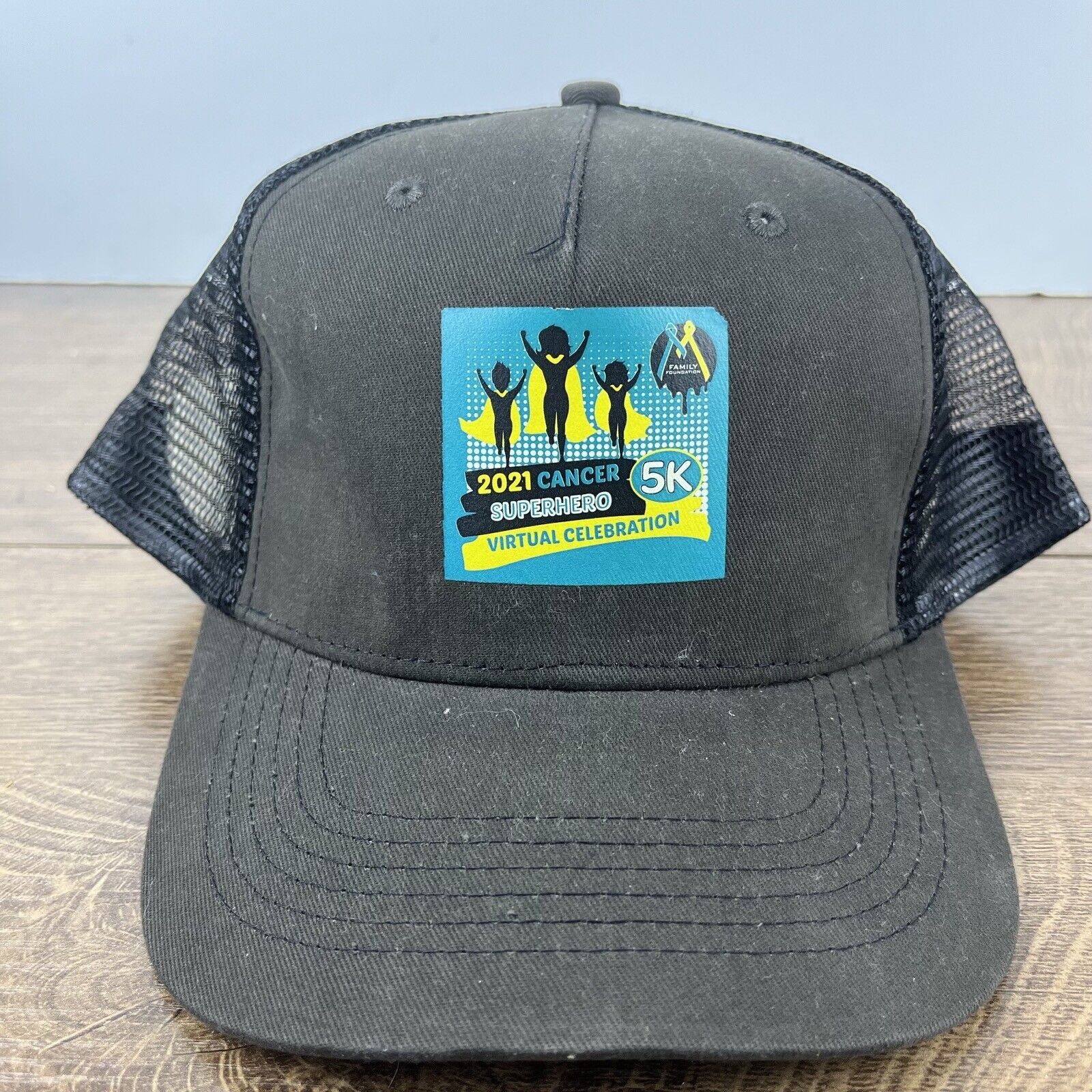 Other 2021 Cancer Superhero 5K Hat Snapback Hat Gray Adjustable Ha Size ONE SIZE - 3 Thumbnail