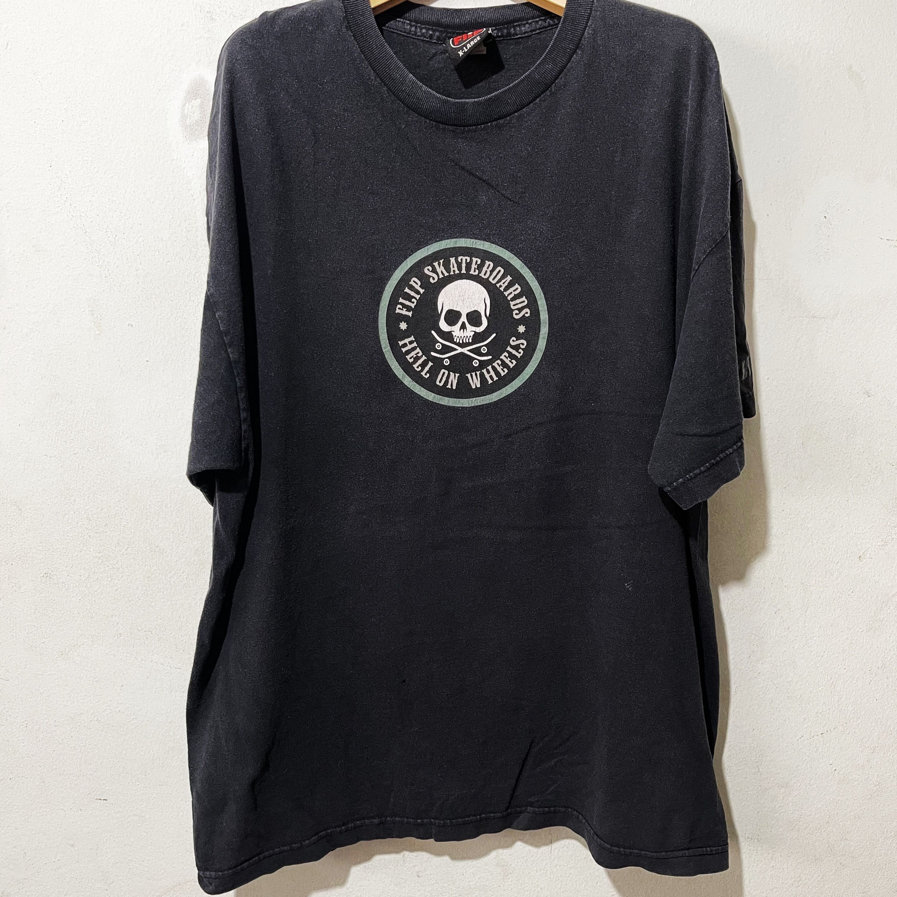 Flip Skateboards × Vintage Vintage 90s Flip Skatebaord Shirt Size US XL / EU 56 / 4 - 1 Thumbnail