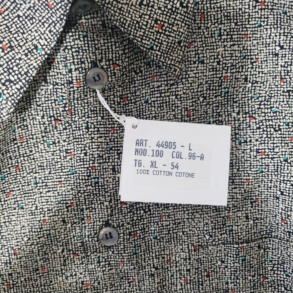 Designer CT1405 Mondo di Marco NWT Men's Dress Shirt XL 100% Cotton Size 44R - 4 Thumbnail