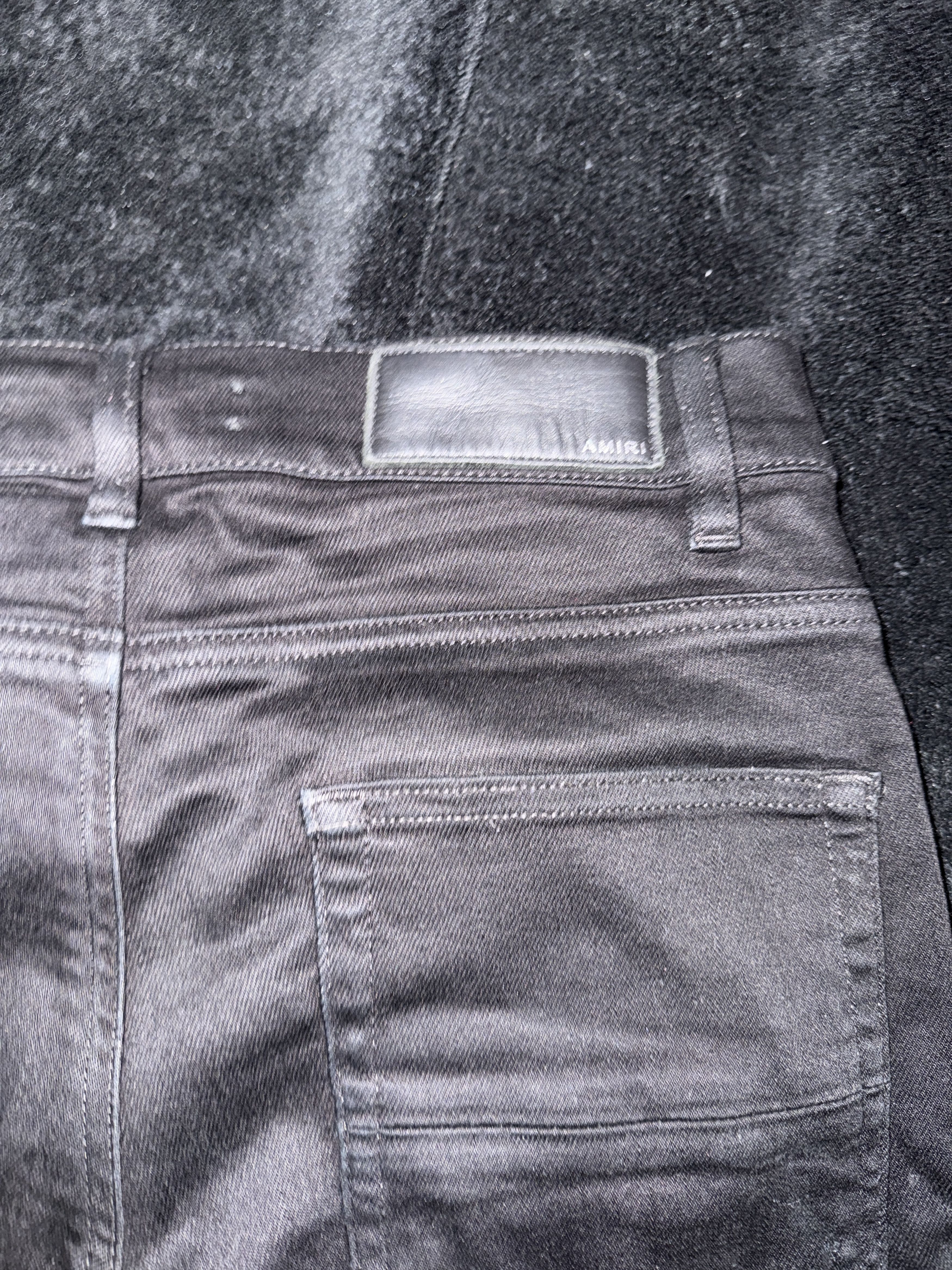 Amiri Amiri MX1 Black and Red jeans Size US 29 - 3 Thumbnail