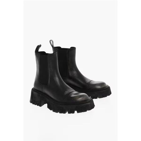 Balenciaga o1mt1gz0924 Tractor 20mm Boot in Black Size US 9 / IT 39 - 4 Thumbnail