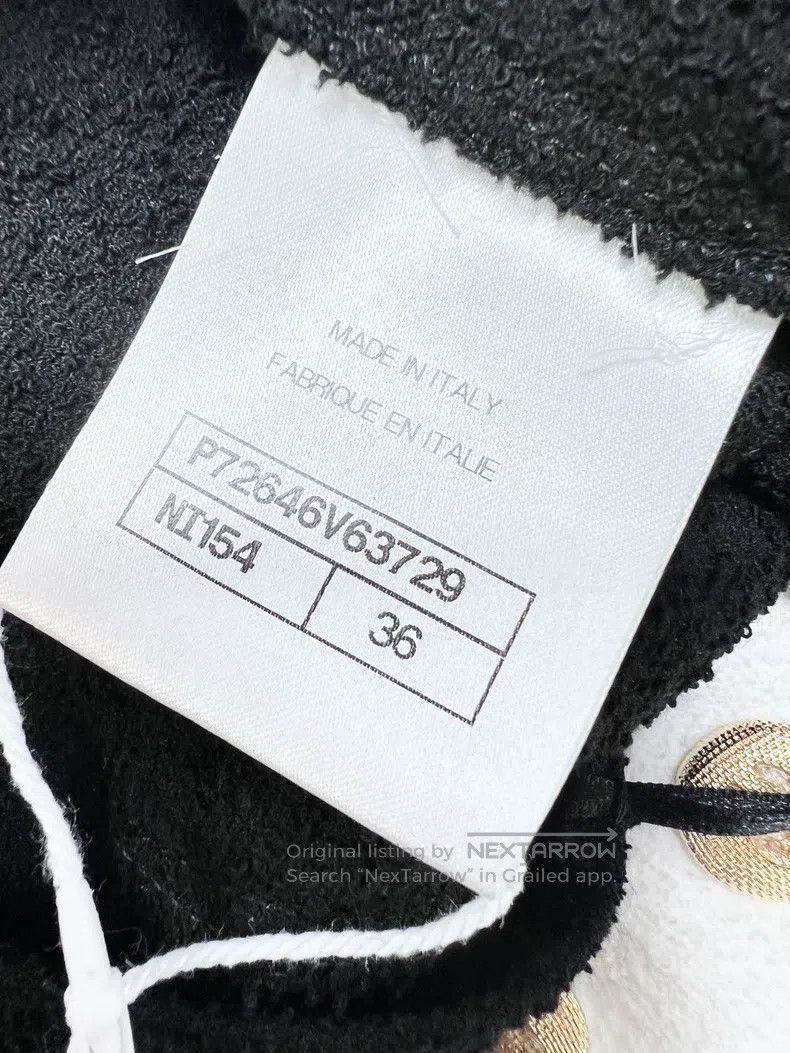 Chanel Chanel 22S black and white colour-block backless jumpsuit Size 24" / US 00 / IT 34 - 7 Thumbnail