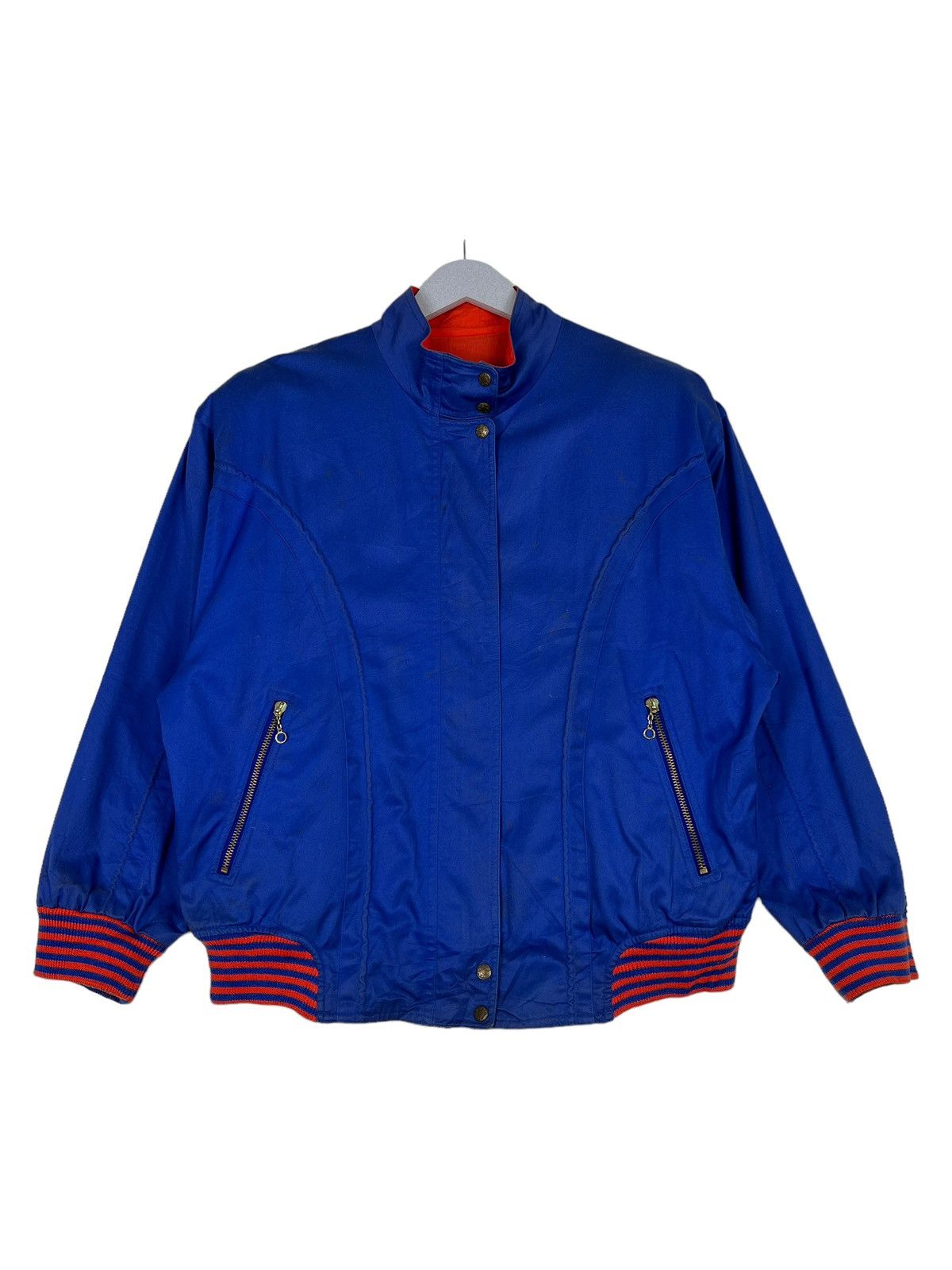 Japanese Brand 🔥 REVERSIBLE BOMBER JACKET Size US S / EU 44-46 / 1 - 2 Thumbnail