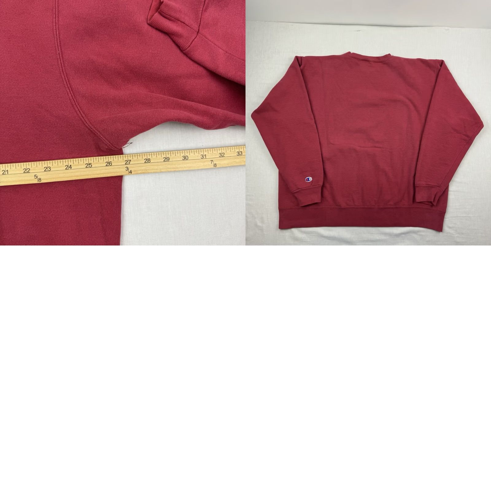 Champion VINTAGE Champion Shirt Mens 2XL Red Sweatshirt Adult Pullover Faded Made USA 90s Crewneck Size US XXL / EU 58 / 5 - 8 Thumbnail