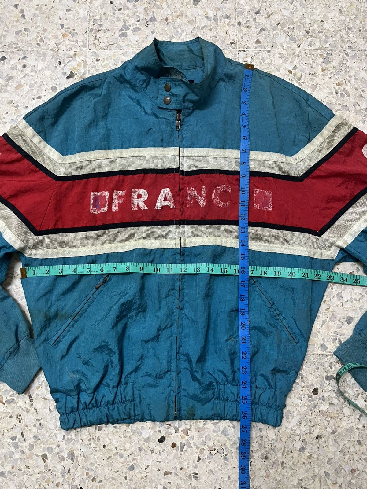 Vintage ELF Racing Team Vintage Jacket Faded Print – True 80s Vibes Size US L / EU 52-54 / 3 - 15 Thumbnail