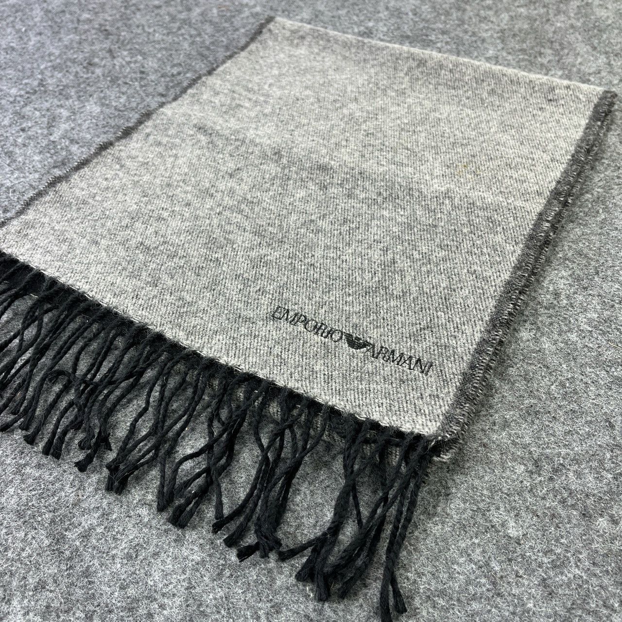 Emporio Armani Emporio Armani Wool Scarf / Muffler / Neckwear T405 Size ONE SIZE - 8 Thumbnail