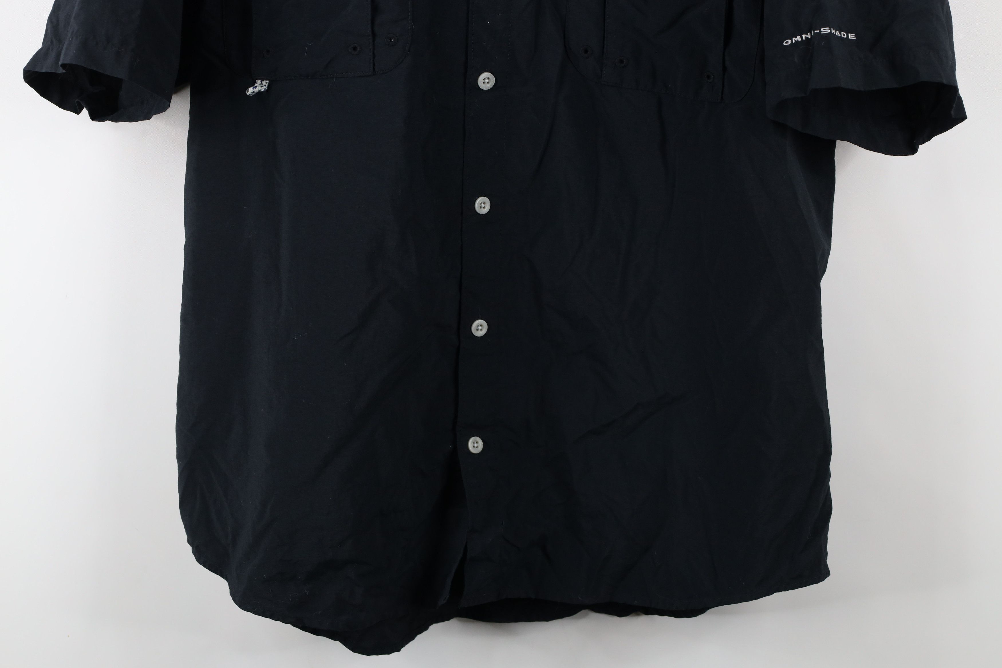 Columbia × Vintage Columbia PFG Fishing Gear Short Sleeve Button Shirt Black Size US L / EU 52-54 / 3 - 3 Thumbnail