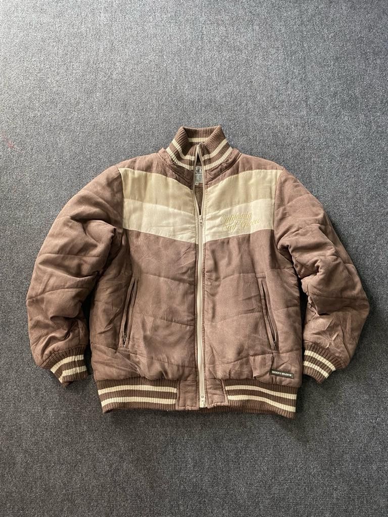 Y2K Body Glove California Surf Groove Puffer Jacket