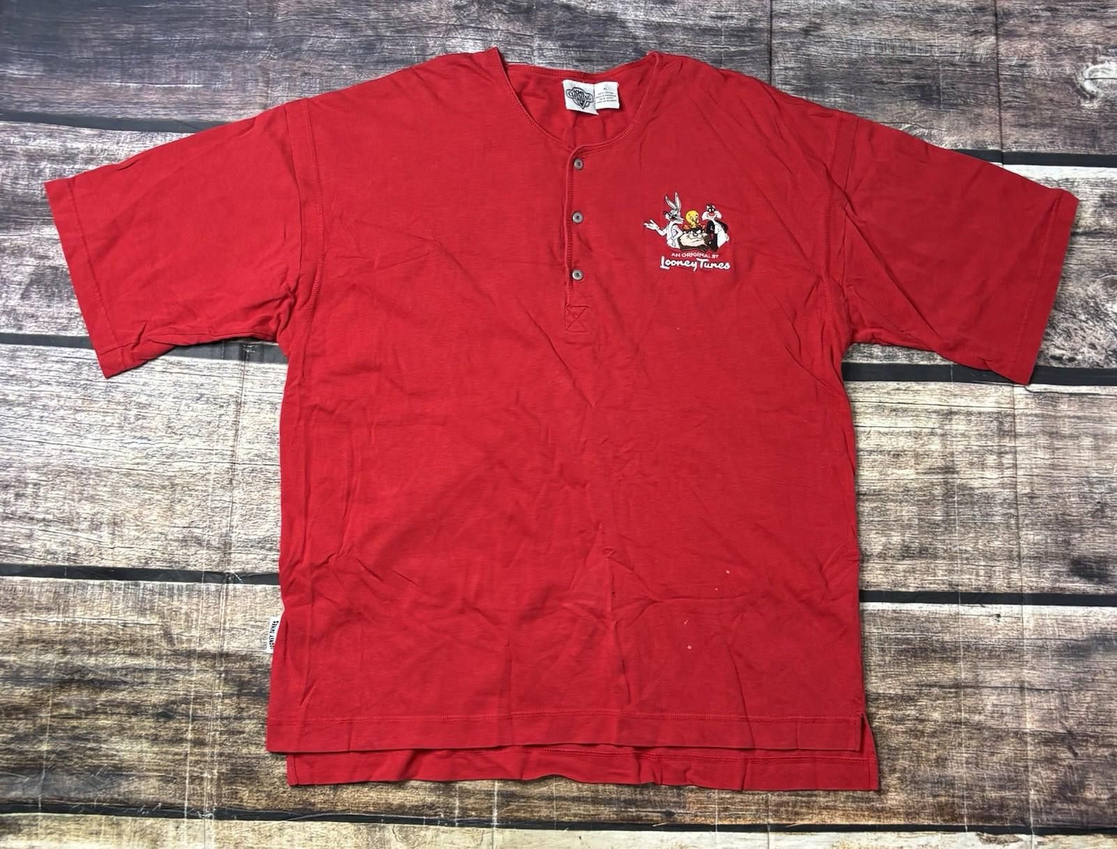 Other Acme Clothing Co Shirt Men's XL Henley Looney Tunes 1994 VTG Size US XL / EU 56 / 4 - 1 Thumbnail