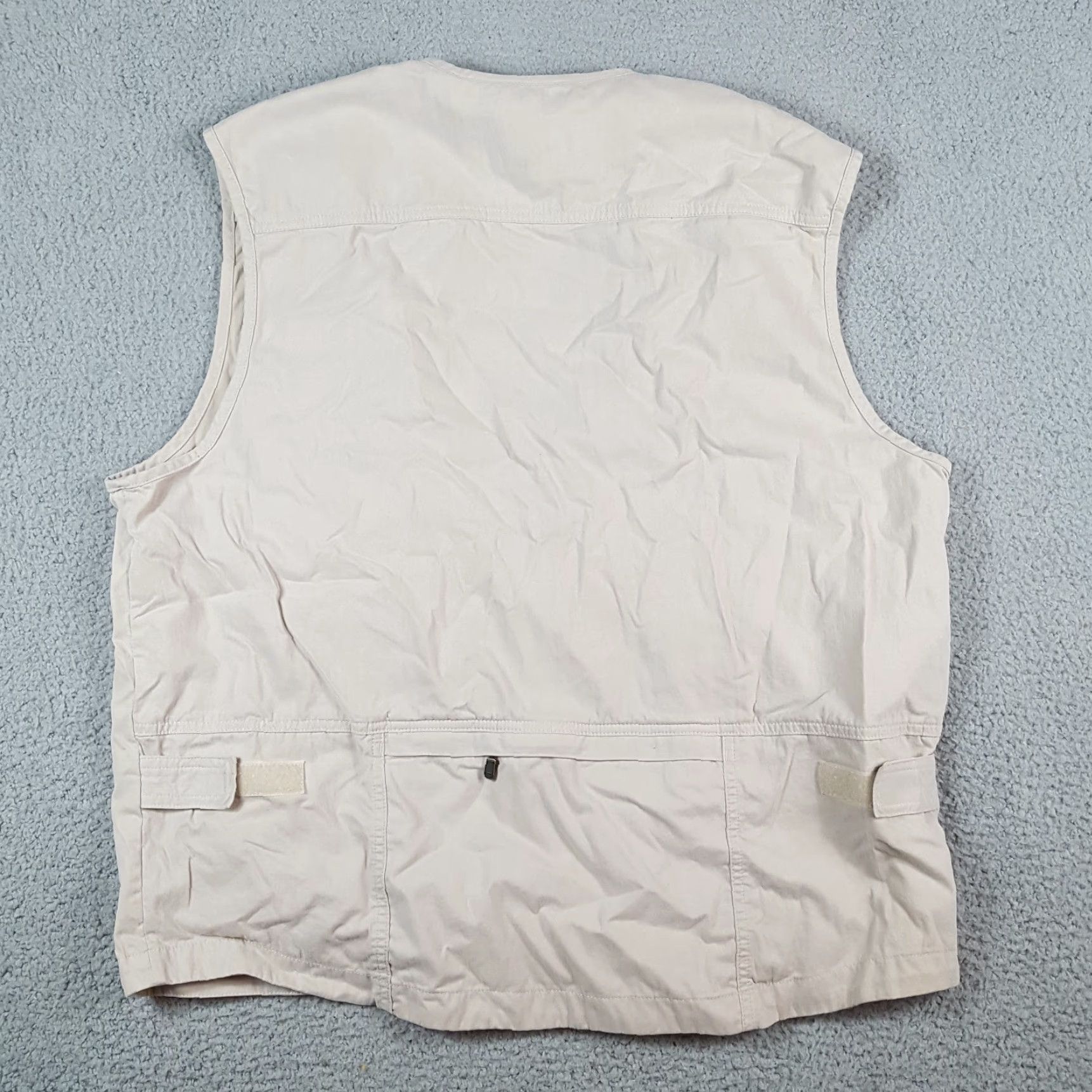 Eddie Bauer VINTAGE Khaki Beige Utility Pocket Vest Mens Size XLT Fishing Safari Cargo Pocket Jacket Size US XL / EU 56 / 4 - 6 Thumbnail