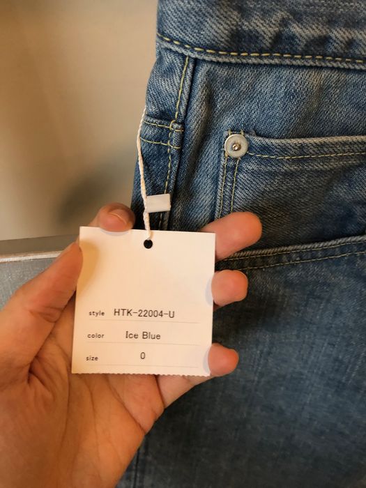 Hatski Hatski Straight Denim - Ice Blue | Grailed