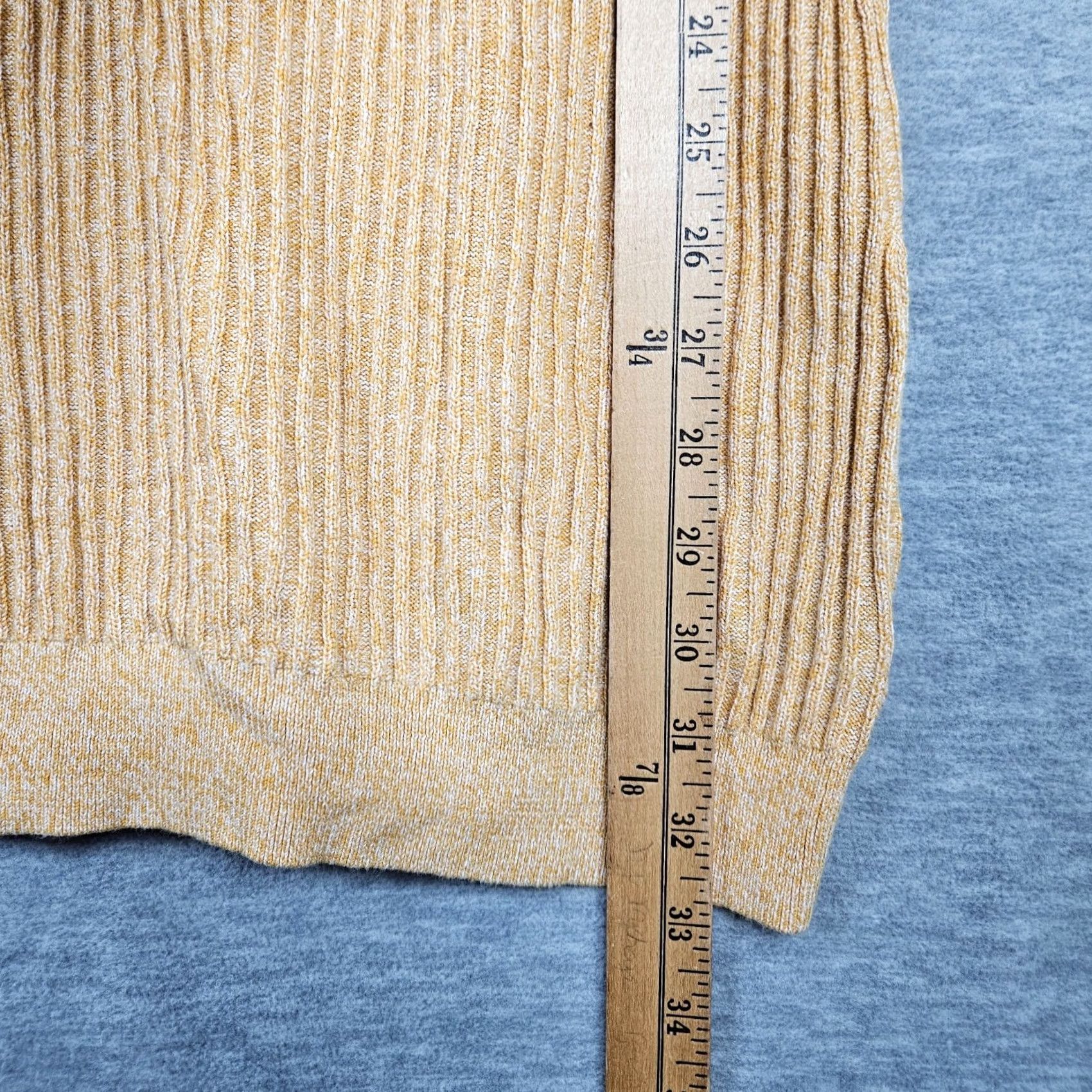 Torrid Torrid Women's Sweater Size 3 Cardigan V-Neck Long Sleeve Yellow Knit Cotton 40% Rayon Regular All Seasons Modern Size XS / US 0-2 / IT 36-38 - 4 Thumbnail