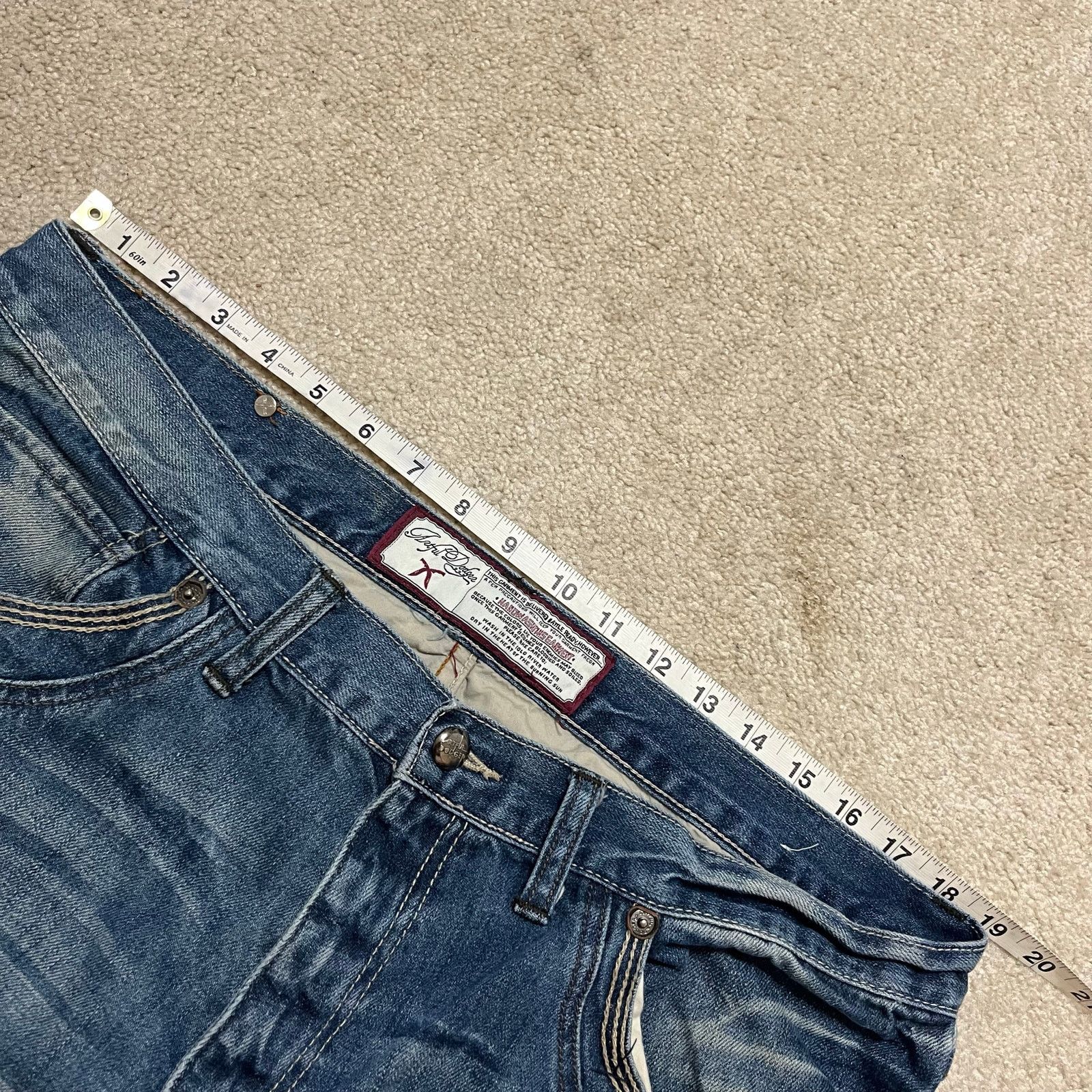 Artful Dodger Artful Dodger Y2K Baggy Skater Acid Washed Blue Jeans 38x33 Size US 38 / EU 54 - 6 Thumbnail
