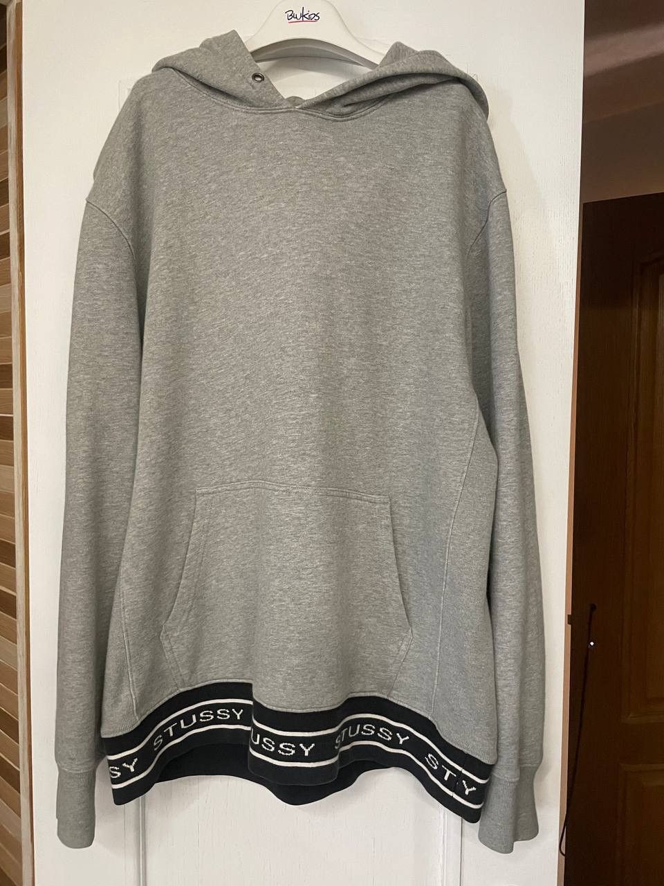 Stussy Grey Streetwear Hoodie