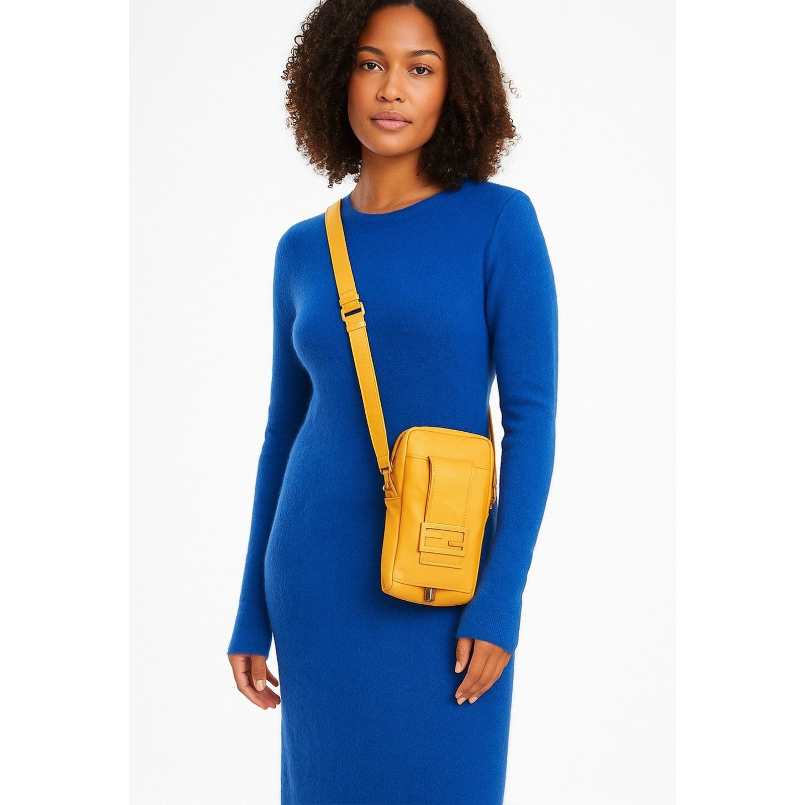 Fendi Authentic FENDI Baguette CrossBody Shoulder Bag | Phone Bag Size ONE SIZE - 4 Thumbnail