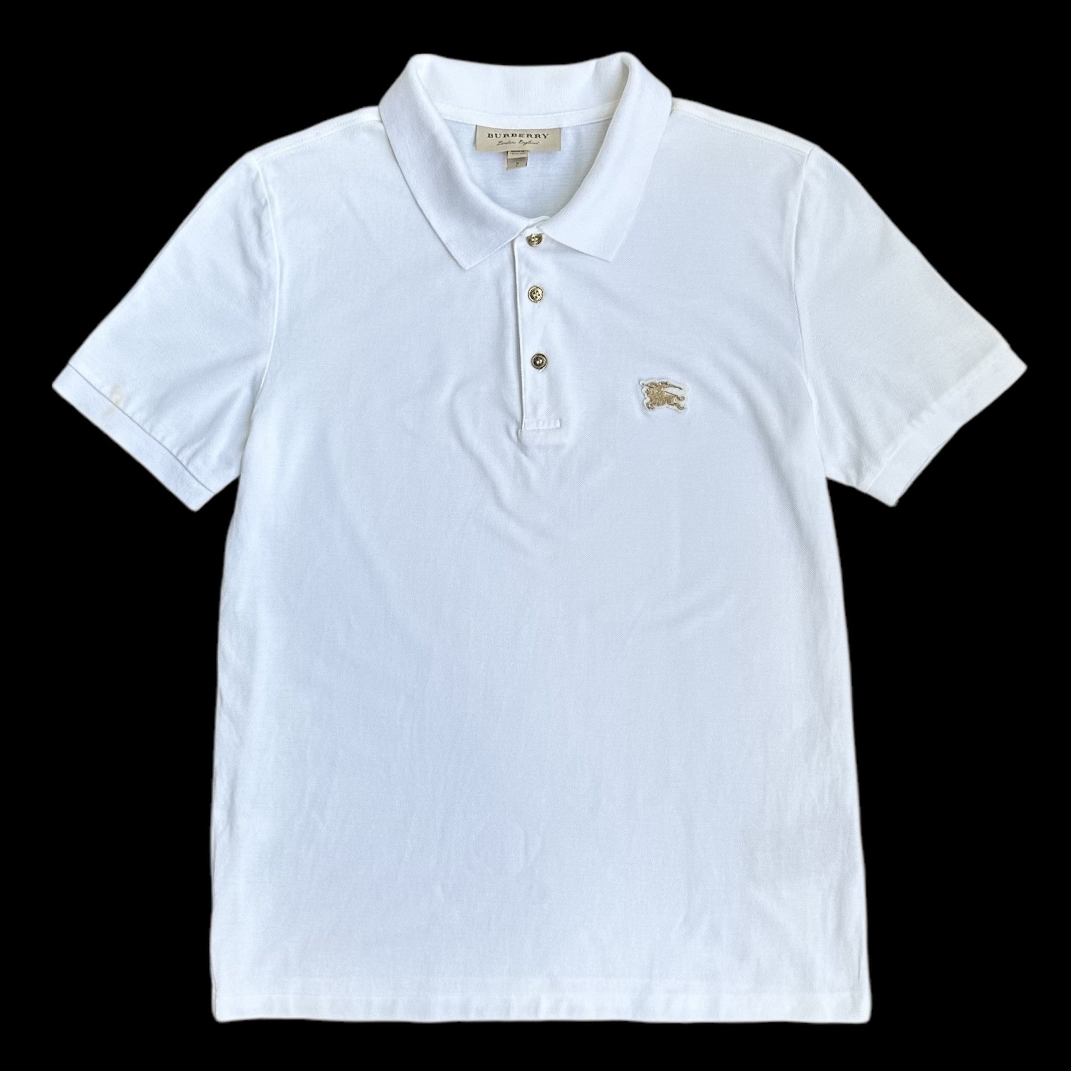 Burberry Grailed🔥Burberry Polo Tee Matel Logo Size US S / EU 44-46 / 1 - 1 Thumbnail